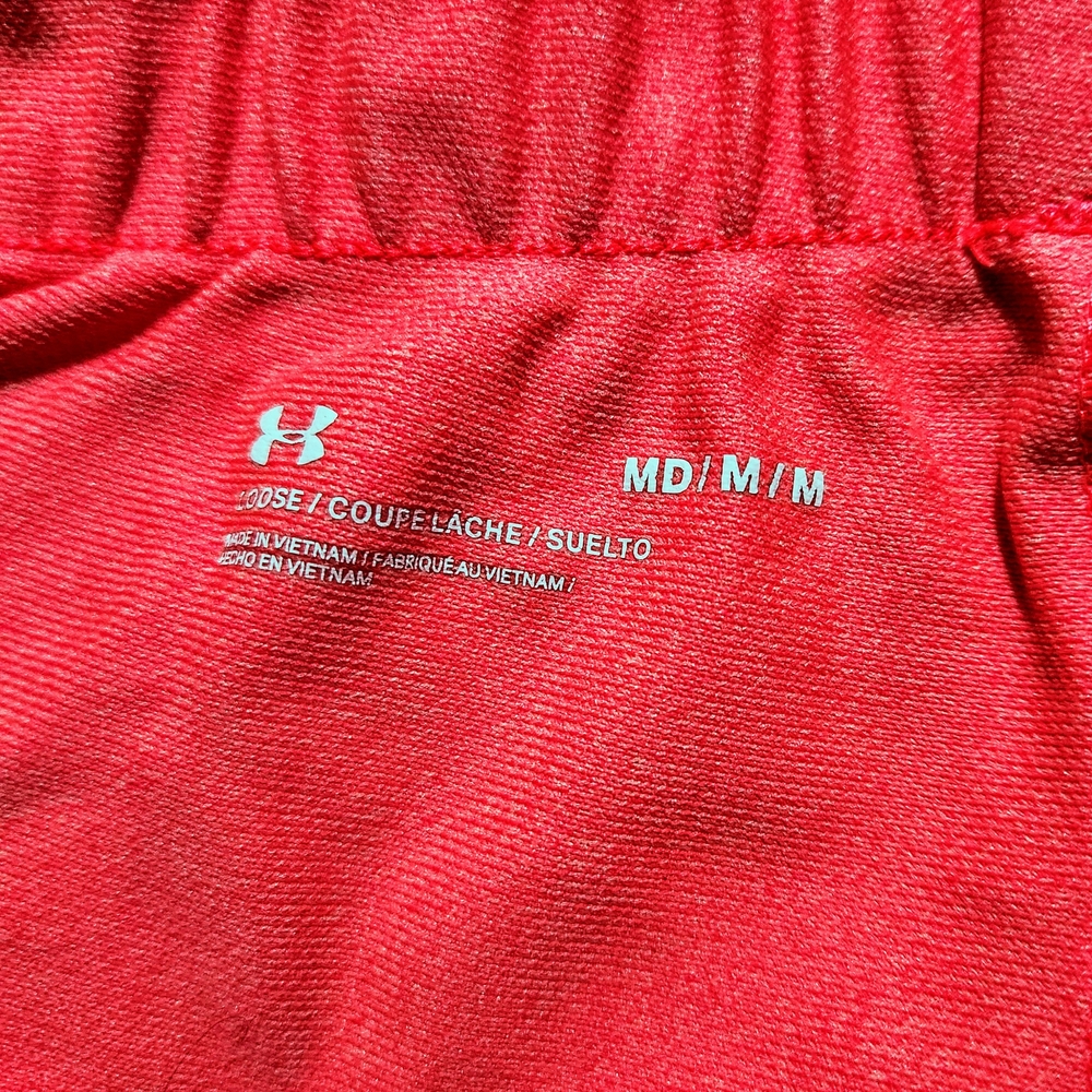 Under Armour Women's Red Athletic Shorts - Picture 4 of 4